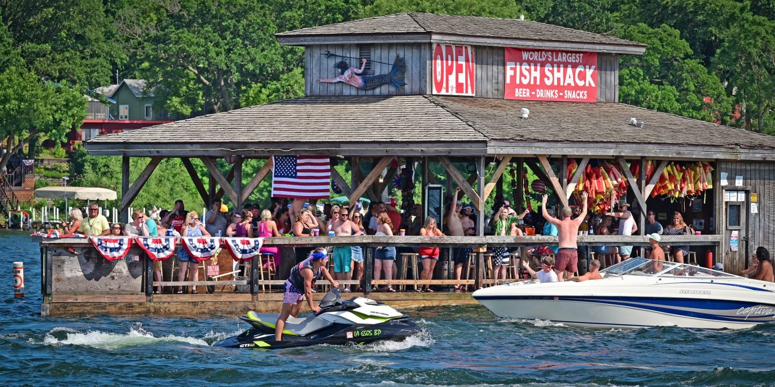 Lake Okoboji is a popular summertime destination for Midwestern tourists, many of whom were not deterred by the COVID-19 pandemic