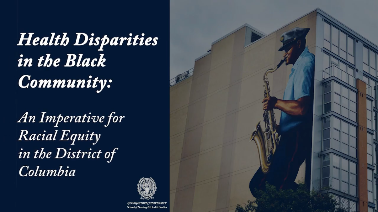Health Disparities in the Black Community An Imperative for Racial Equity in D.C report cover