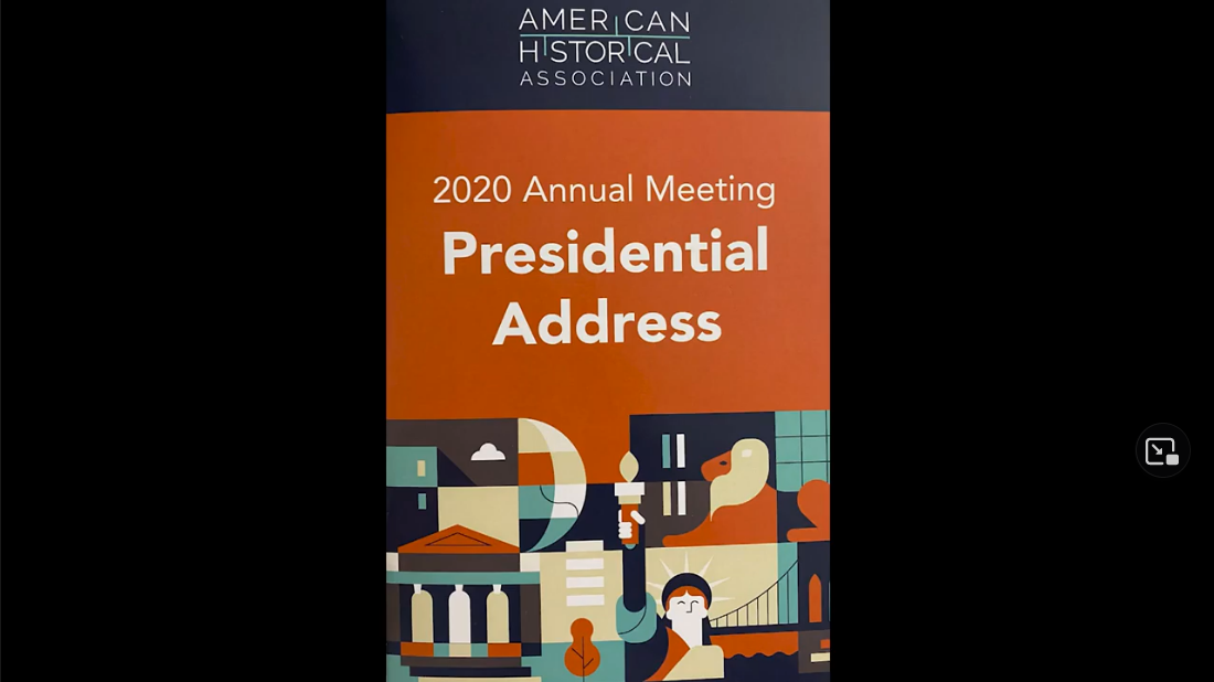 Brochure of the AHA 2020 Annual Meeting Presidential Address