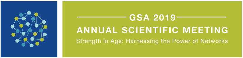Gerontological Society of America 2019 Meeting Banner