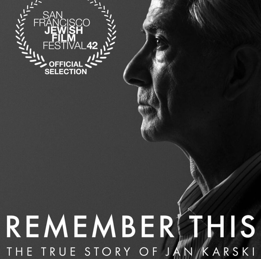 Poster of Remember This The True Story of Jan Karski as part of the Official Selection of the San Francisco Jewish Film Festival 42