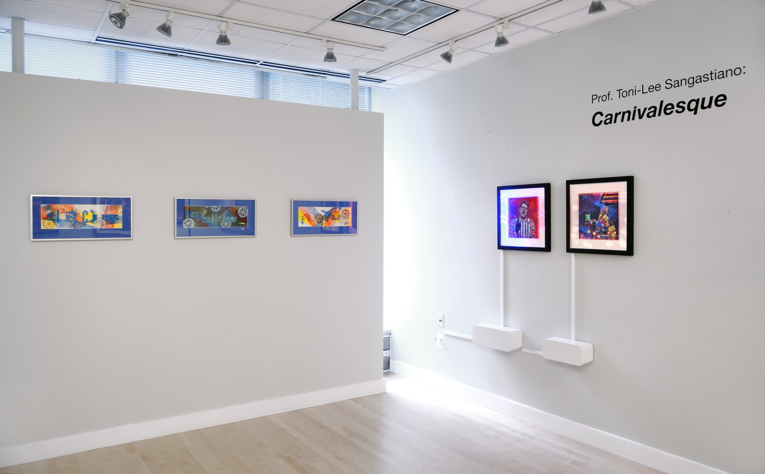 Spagnuolo Gallery featuring Toni-Lee Sangastiano's Carnivalesque Exhibition