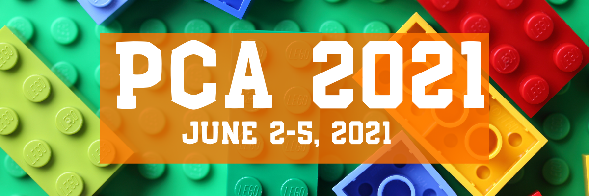 Popular Culture Association's 2021 Conference banner
