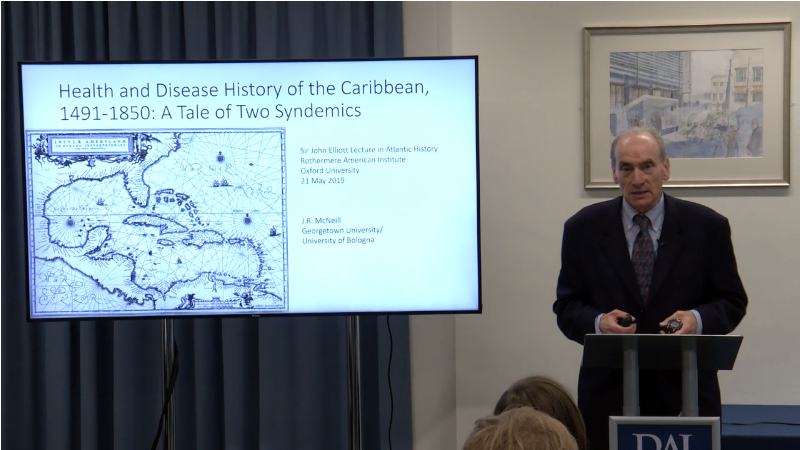 John McNeill speaking at the Rothermere American Institute