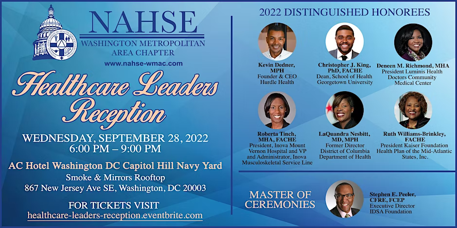 2022 Healthcare Leaders Reception banner